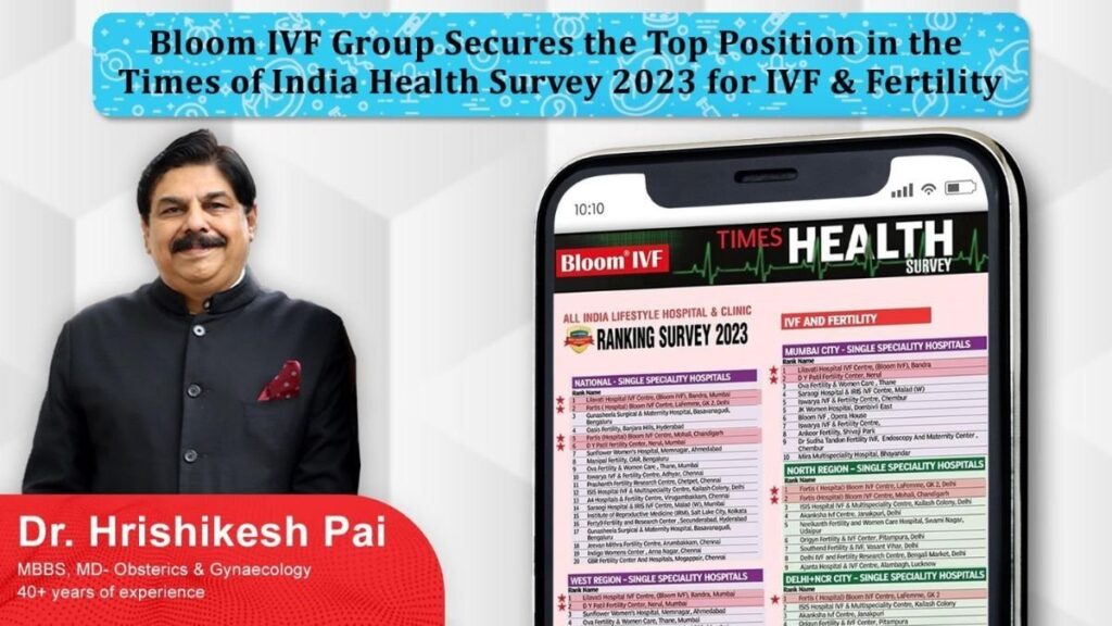 Bloom IVF Group Secures the Top Position in the Times of India Health ...